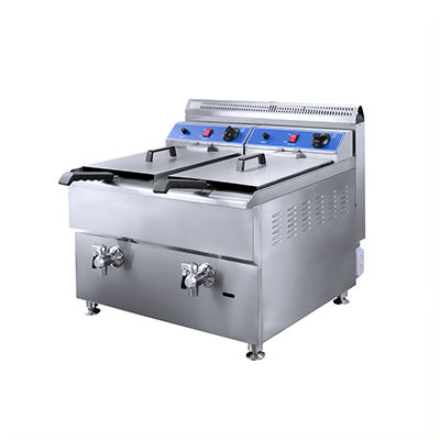 36L Dual Tank Two Basket Countertop Gas Fryer GF-182-V