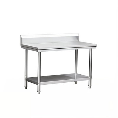 Backsplash 1500*700mm Stainless Steel Work Table T-1500B