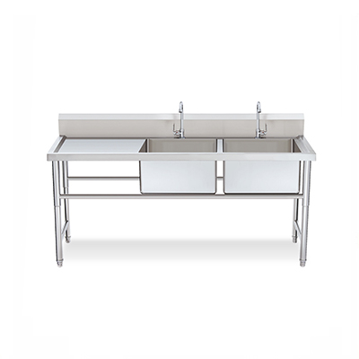 Stainless Table With Sink 1800ST600-2L