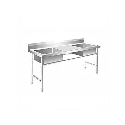 Stainless Prep Table With Sink 2000ST700-2C