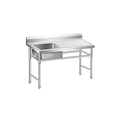 Stainless Steel Table With Sink 1500ST600-1R