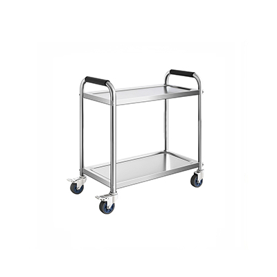 2 Tier Utility Cart Stainless Steel 750SC-2