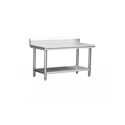 Backsplash 1000*700mm Stainless Steel Work Table T-1000B